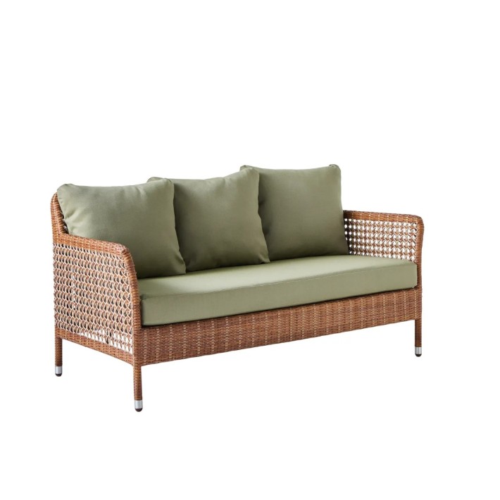 Canapé 2 places de jardin ANTIBES résine latérite