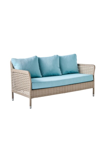 2-seater garden sofa in resin ANTIBES RECIF
