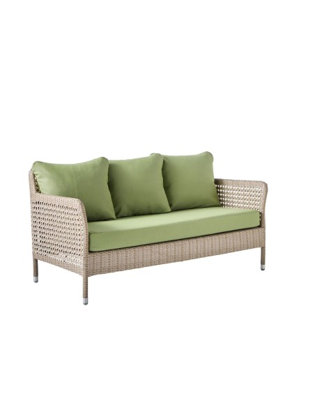 2-seater garden sofa in resin ANTIBES RECIF