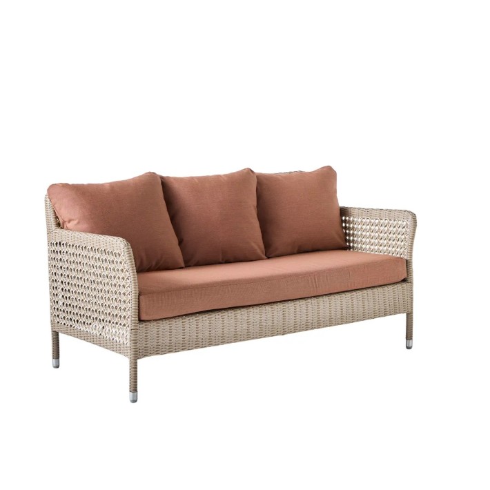 2-seater garden sofa in resin ANTIBES RECIF