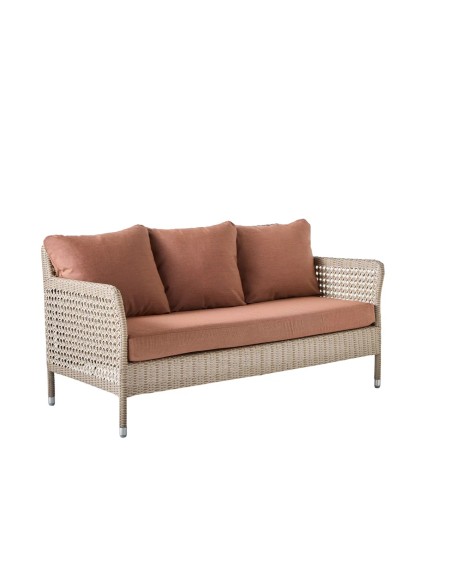 2-seater garden sofa in resin ANTIBES RECIF