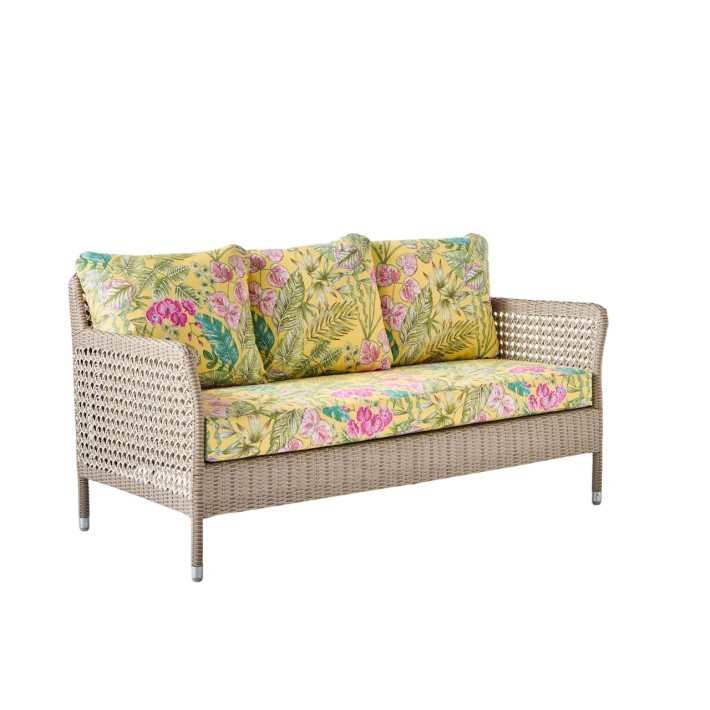 2-seater garden sofa in resin ANTIBES RECIF