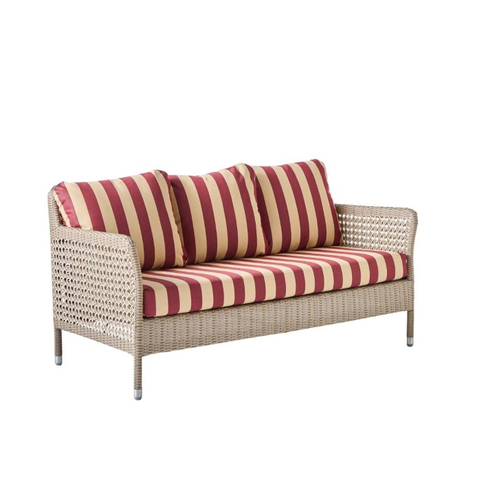 2-seater garden sofa in resin ANTIBES RECIF