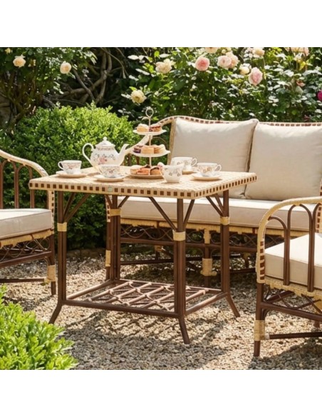 French garden-style resin coffee table from the BELLE EPOQUE collection