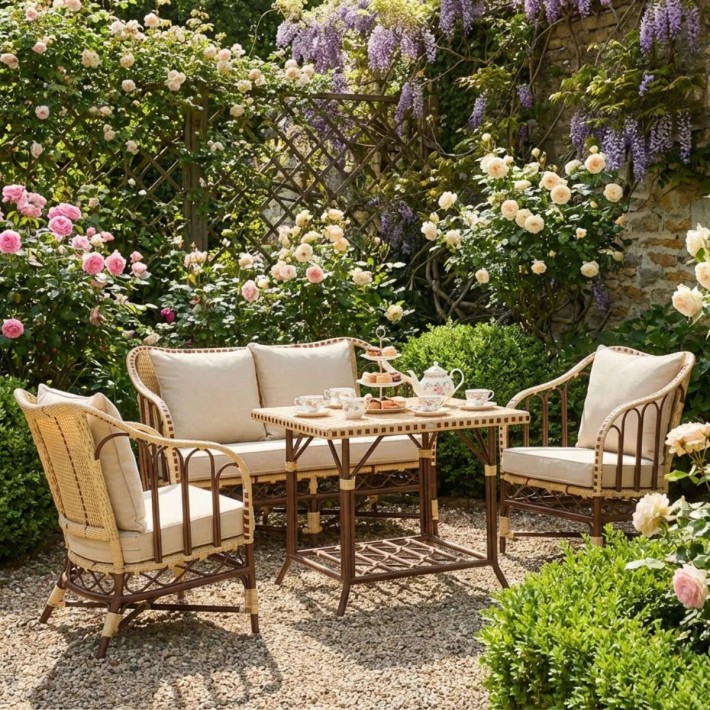 Ambiance salon collection BELLE EPOQUE, jardin à la française