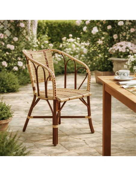 Ambiance fauteuil de table de jardin collection BELLE EPOQUE style jardin à la française