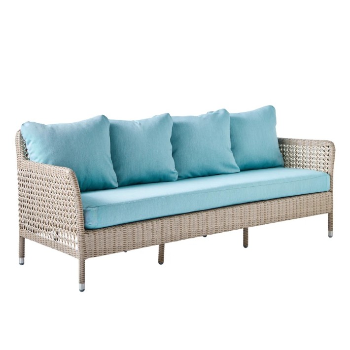 3-seater garden sofa in resin ANTIBES RECIF