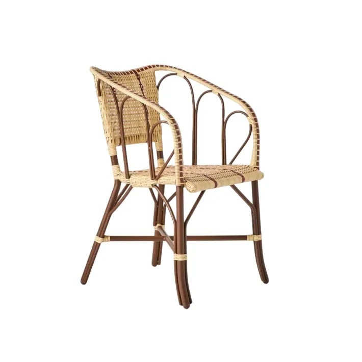 Fauteuil de table en résine tressée Belle Epoque par KOK MAISON