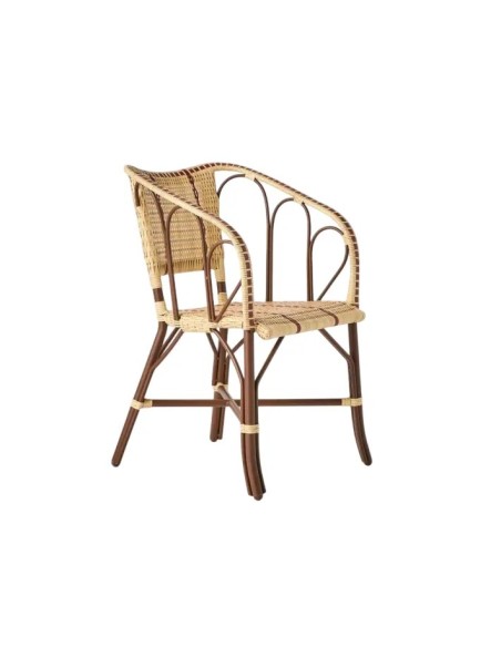Fauteuil de table en résine tressée Belle Epoque par KOK MAISON