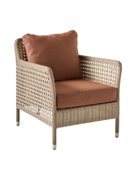 Fauteuil de jardin ANTIBES en résine coloris récif