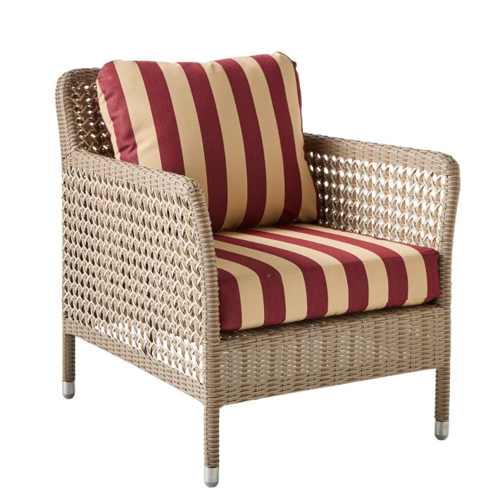 Fauteuil de jardin ANTIBES en résine coloris récif