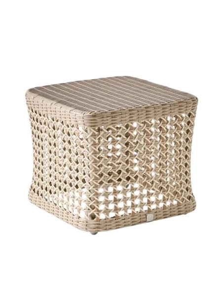 Table basse carrée en résine Antibes récif– salon de jardin