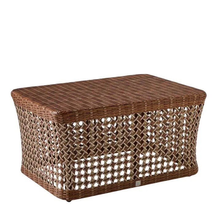 Antibes laterite outdoor rectangular coffee table