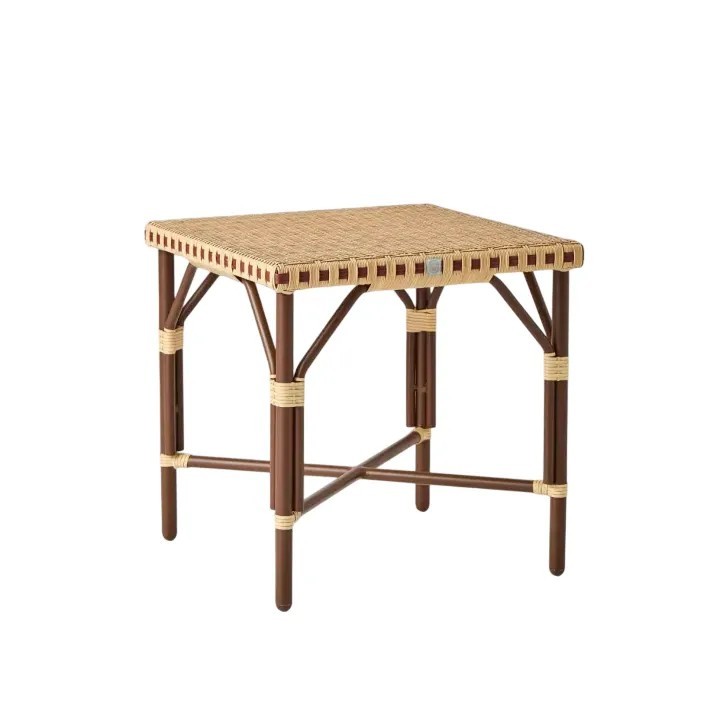 Belle Epoque square garden coffee table - resin end table