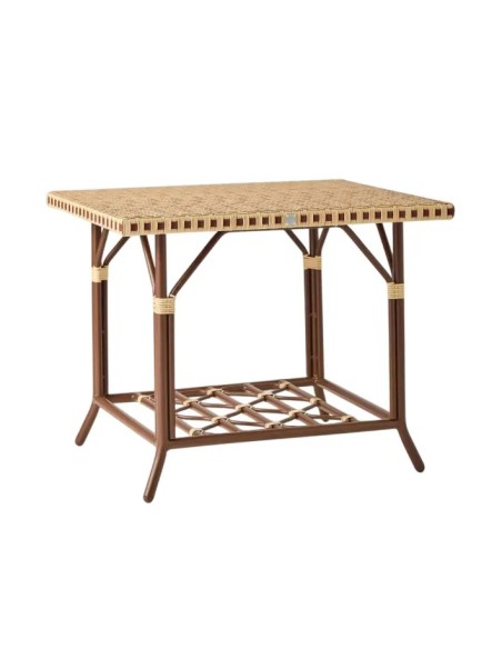 Table basse rectangulaire en résine Belle Epoque - bout de canapé