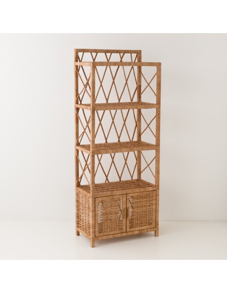 Antonin wicker armchair without cushion