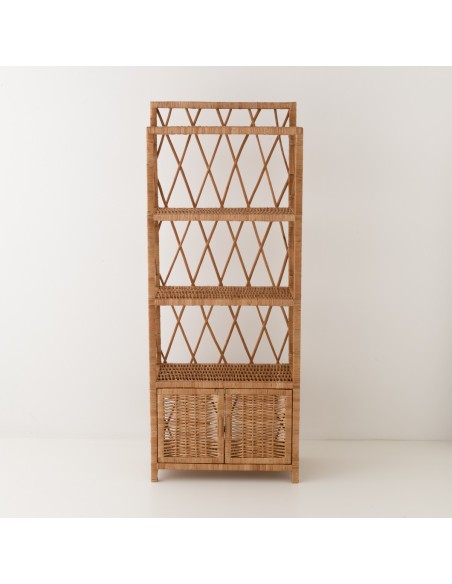 Antonin wicker armchair without cushion