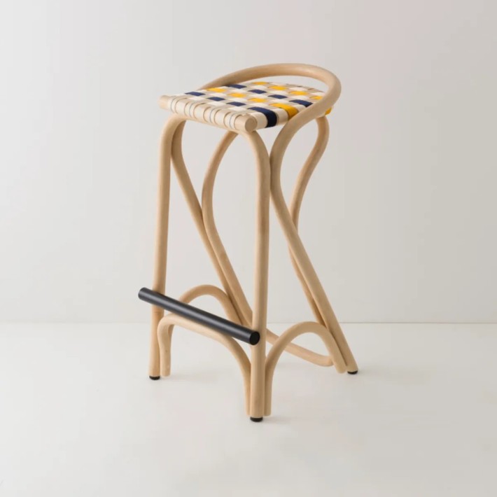 Tabouret de bar en rotin VIRAGE