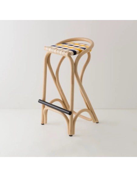 Tabouret de bar en rotin VIRAGE