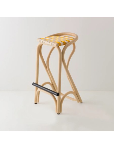 Tabouret de bar en rotin VIRAGE
