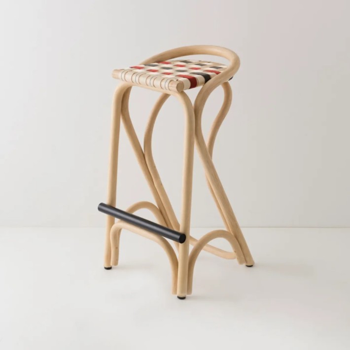 Tabouret de bar en rotin VIRAGE