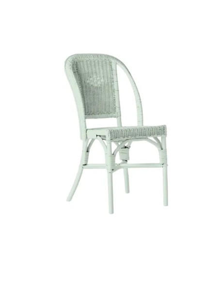 Chaise rotin tressé laqué couleur Primavera