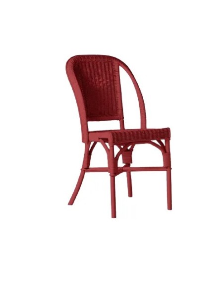 Chaise rotin tressé laqué couleur Primavera