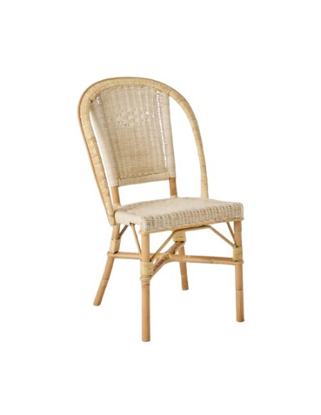 Chaise rotin naturel tressé Albertine