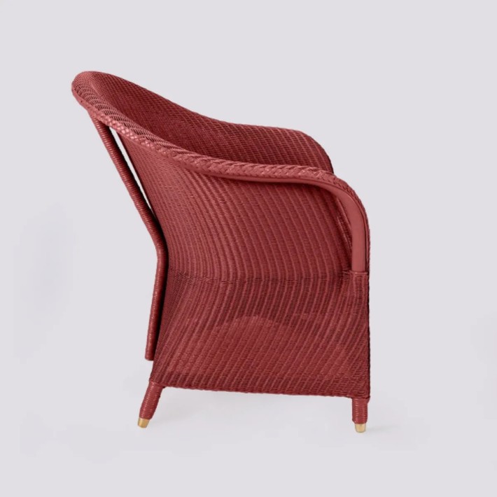 Fauteuil Lloyd Loom Sidonie laqué