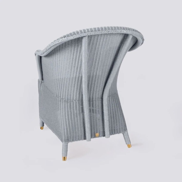 Fauteuil Lloyd Loom Sidonie laqué