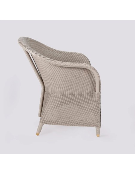 Fauteuil Lloyd Loom Sidonie laqué