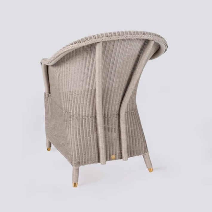 Fauteuil Lloyd Loom Sidonie laqué