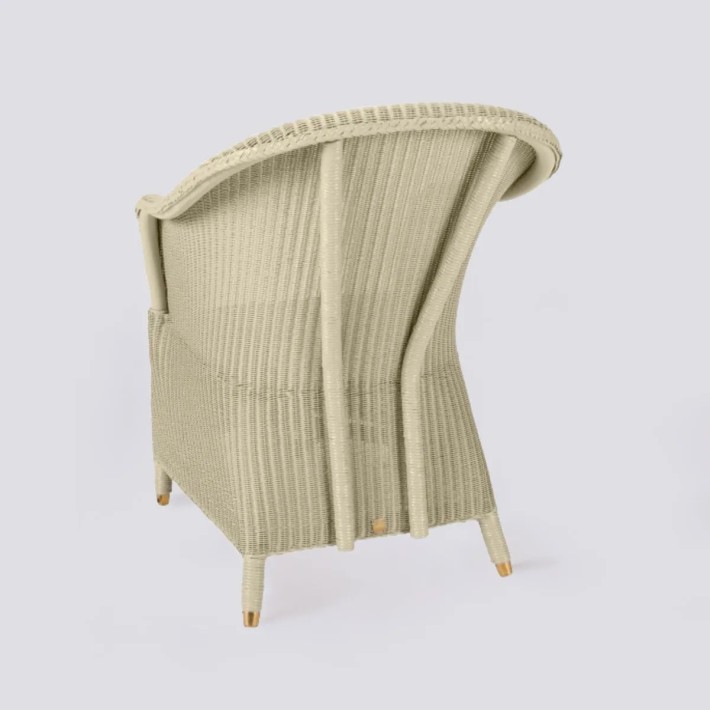 Fauteuil Lloyd Loom Sidonie laqué