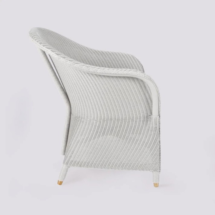 Fauteuil Lloyd Loom Sidonie laqué