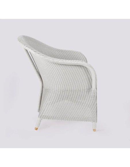 Fauteuil Lloyd Loom Sidonie laqué