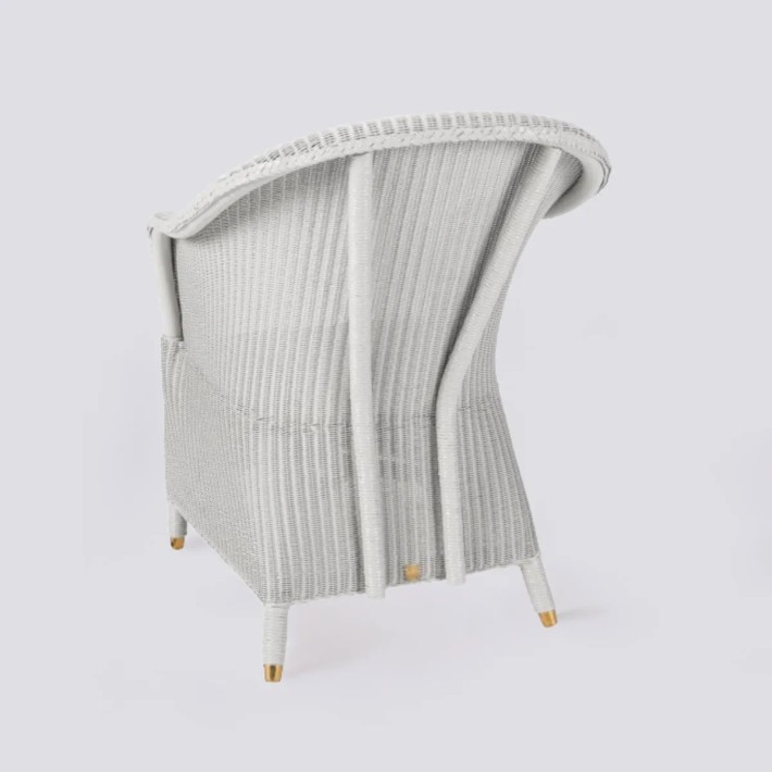 Fauteuil Lloyd Loom Sidonie laqué