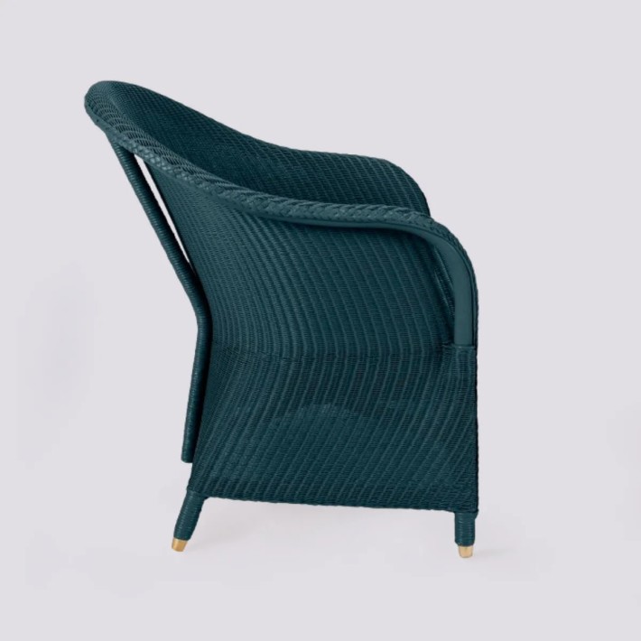 Fauteuil Lloyd Loom Sidonie laqué