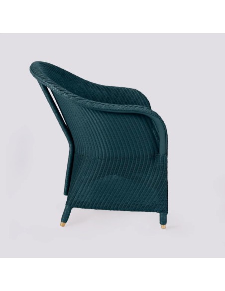 Fauteuil Lloyd Loom Sidonie laqué