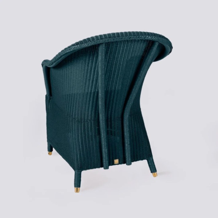 Fauteuil Lloyd Loom Sidonie laqué