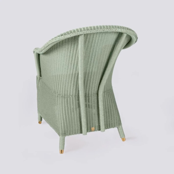 Fauteuil Lloyd Loom Sidonie laqué