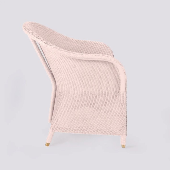 Fauteuil Lloyd Loom Sidonie laqué