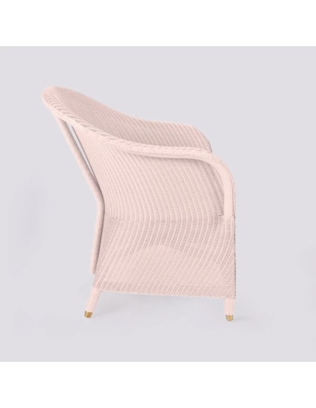 Fauteuil Lloyd Loom Sidonie laqué