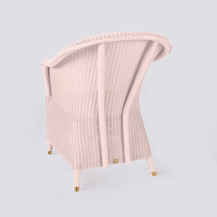 Fauteuil Lloyd Loom Sidonie laqué