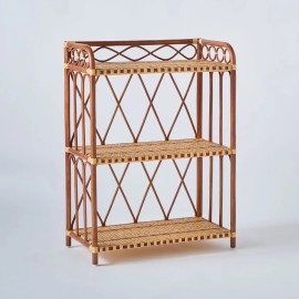 Etagère en rotin tressé collection BAGATELLE par Kok maison