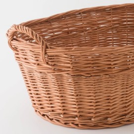Panier à linge ovale en osier 2