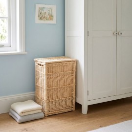Wicker laundry basket 54 cm high 2