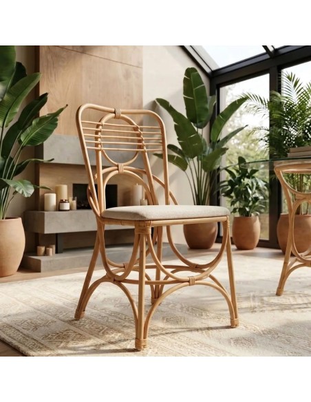 Gingko collection rattan chair ambiance