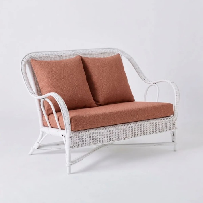 PRIMAVERA sofa in KOK terra cotta fabric