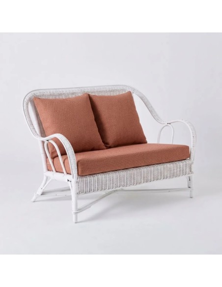 PRIMAVERA sofa in KOK terra cotta fabric