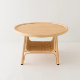 Table basse en rotin CORRIDOR grand modèle 2